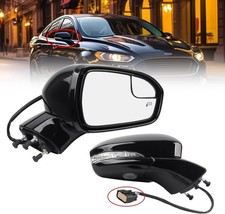 Right Passenger Side Mirror Assembly Compatible with Ford Fusion 2013-2016 Po...