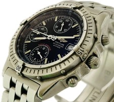 Breitling Chronomat Blackbird A13350 39mm Automatic Mens Watch Excellent A6194 4