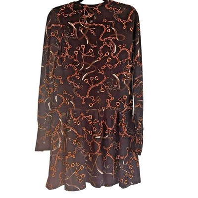 Equestrian ZARA BASIC Long Sleeve Dress Western Women's Size S