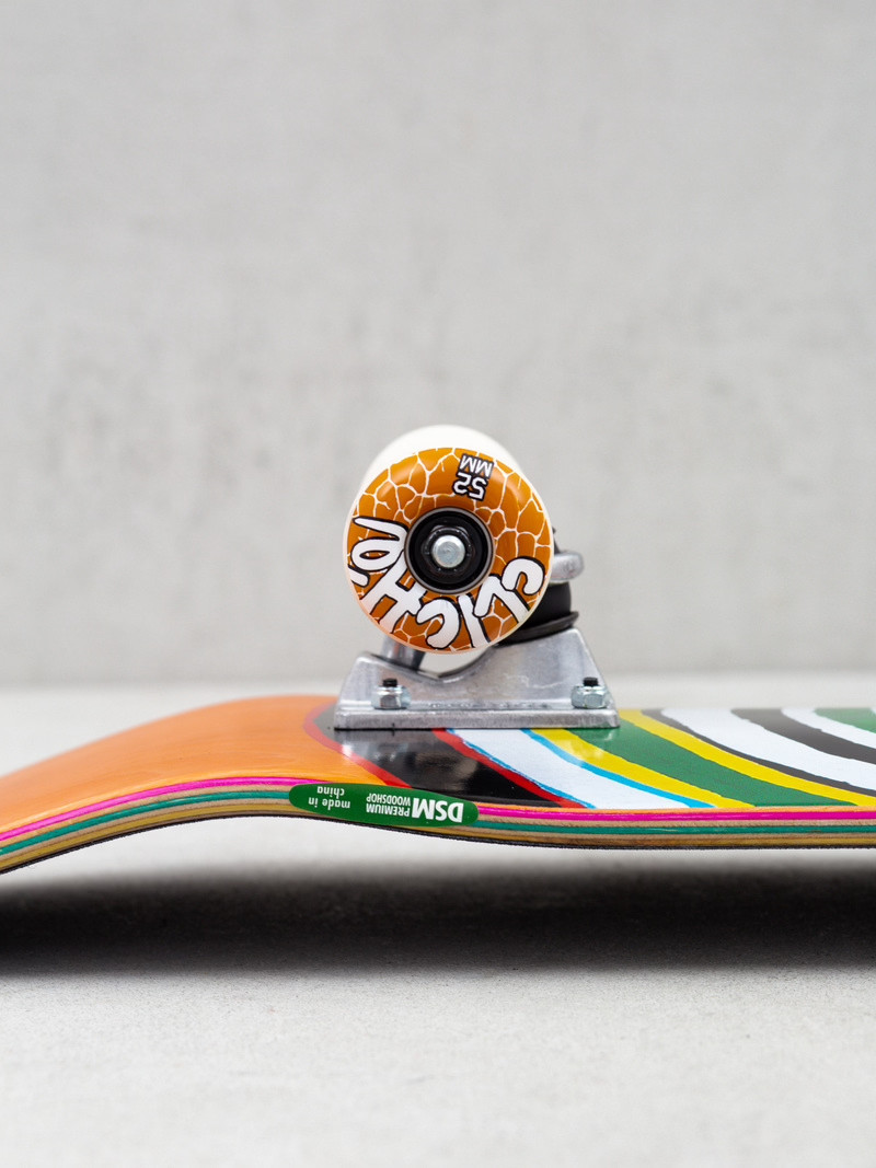 Cliche Painted Circle 8.25" x 32" Skateboard Complete + Wheels & Tensor Trucks