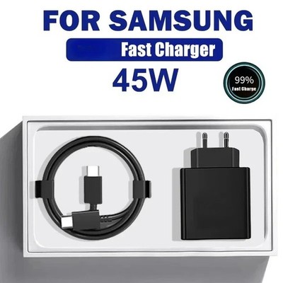PD 45W Fast USB C Wall Charger High Speed Type-C Adapter For Samsung iPhone