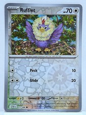 Rufflet #77 Black Bolt Reverse Holo Pokémon TCG