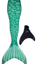 Mermaid Tails for Swimming for Women, Teens with Monofin Size M
