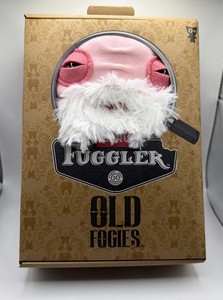 New Fuggler Old Fogies Pink Oogah Boogah White Beard 9" Plush Funny Ugly Monster