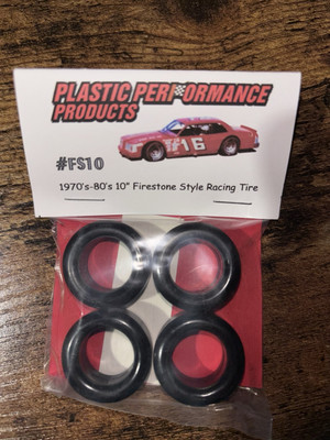 #FS10 70-80'S FIRESTONE STYLE 10'' TIRES New-PPP 1:24 Scale Free Shipping
