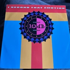 10db - I Second That Emotion - Used Vinyl Record 12” Dance.  VG+/VG+
