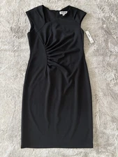 Shelby & Palmer Black Sheath Dress Size 6 NWT