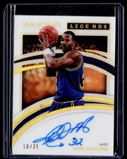 2021-22 Panini Immaculate Collection #IL-KML Karl Malone Immaculate Legends #/25