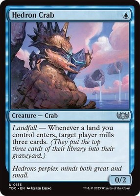MTG - Hedron Crab - TDC 0155 - Tarkir: Dragonstorm - Magic the Gathering