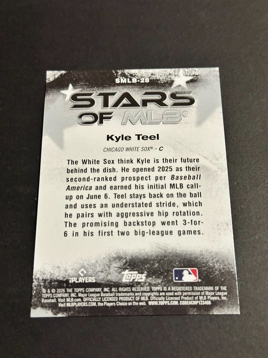 2026 Topps Series 1 - Kyle Teel Stars Of The MLB #SMLB-28 RC (C