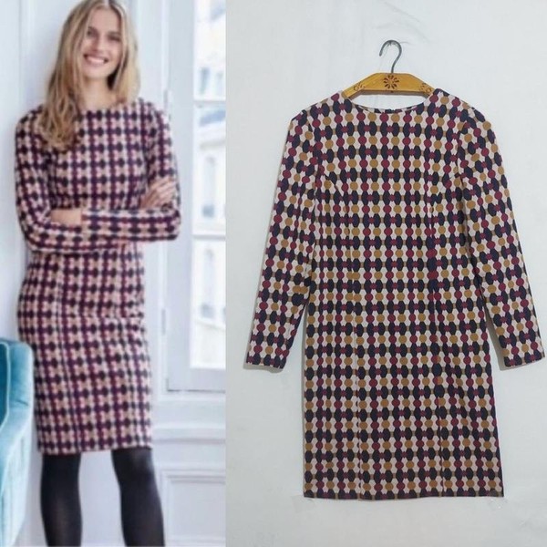 Women Boden Dress Multicolor Cotton S #62FF