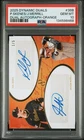 2025 TOPPS DYNAMIC DUALS DUAL AUTO ORANGE JACKSON MERRILL/PAUL SKENES 1/5 PSA 10
