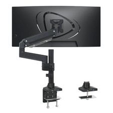 Mount-It Ultrawide Monitor Arm, Heavy-Duty Gas Spring Desk Mount for 17 35