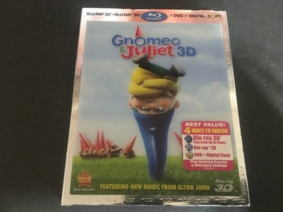 Gnomeo & Juliet 3D Blu-Ray
