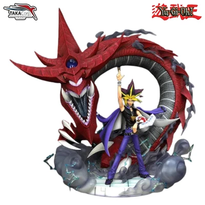 YU-GI-OH! - Yami Yugi & Slifer - Statue Résine Collector Taka Corp 51 cm - Photo 1/4