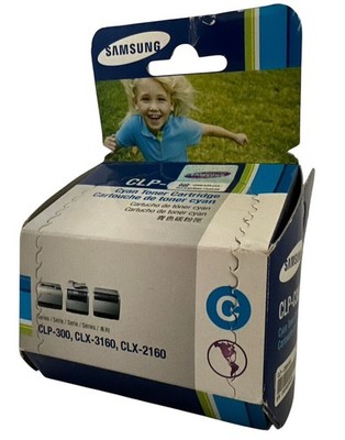 Samsung CLP-C300A Cyan Printer Toner Cartridge CLP-300 CLX-3160 CLX-2160 2160