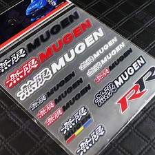 13pcs Mugen Small Reflective Decal Sticker Set Window Vinyl For Car Auto