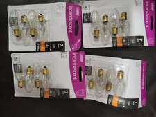 4 Feit Electric 7W C7 2700K Clear Night Light Bulb 4-Pack BP7C7/4/HDRP