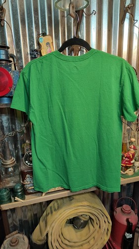 MLB Oakland Athletics A's Majestic T-shirt Men Medium Green Yellow- MESA Arizona - Picture 3 of 3