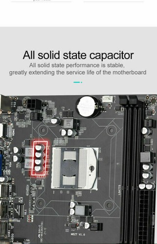 Placa madre HM55A PGA988 CPU i3/i5/i7 soporte de doble canal DDR3 1600 MHz - Imagen 8 de 11