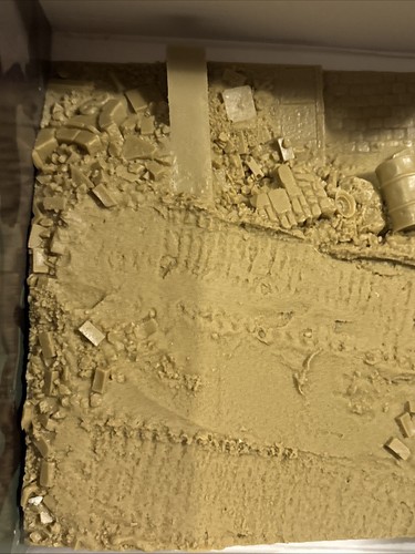 Verlinden 1/35 City Street Section w/Ruined Building Portion Diorama Base 2179 - Foto 5 di 8