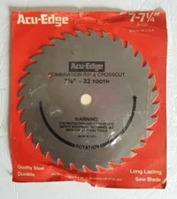 Acu-Edge Combination Rip & Crosscut Saw Blade - NEW