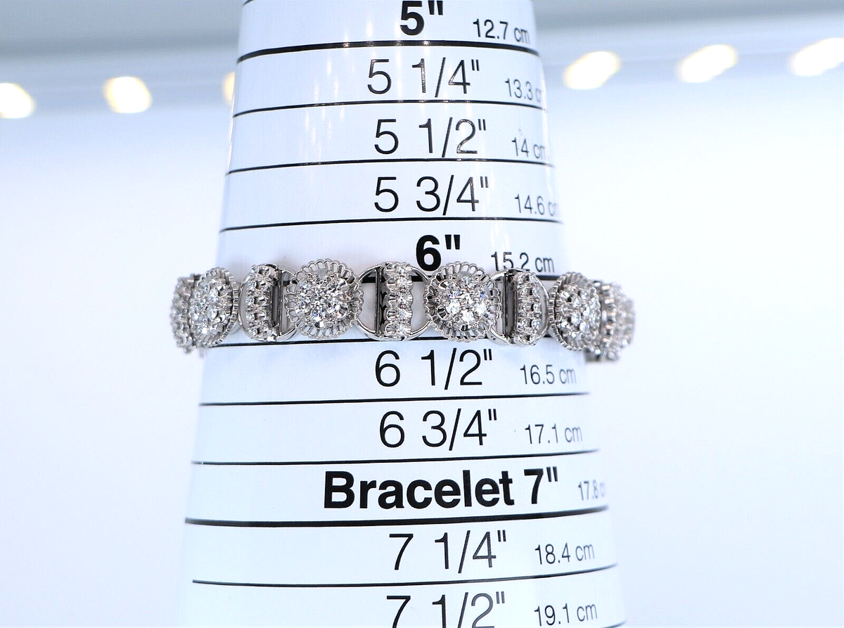 $11,500 Vintage Jabel 18K White Gold 2.50ct Cluster Single $11,500 Vintage Jabel 18K White Gold 2.50ct Cluster Single