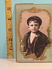 1895 Woolson Spice Co  named "Mediation"  Promotional Photo Trade Card