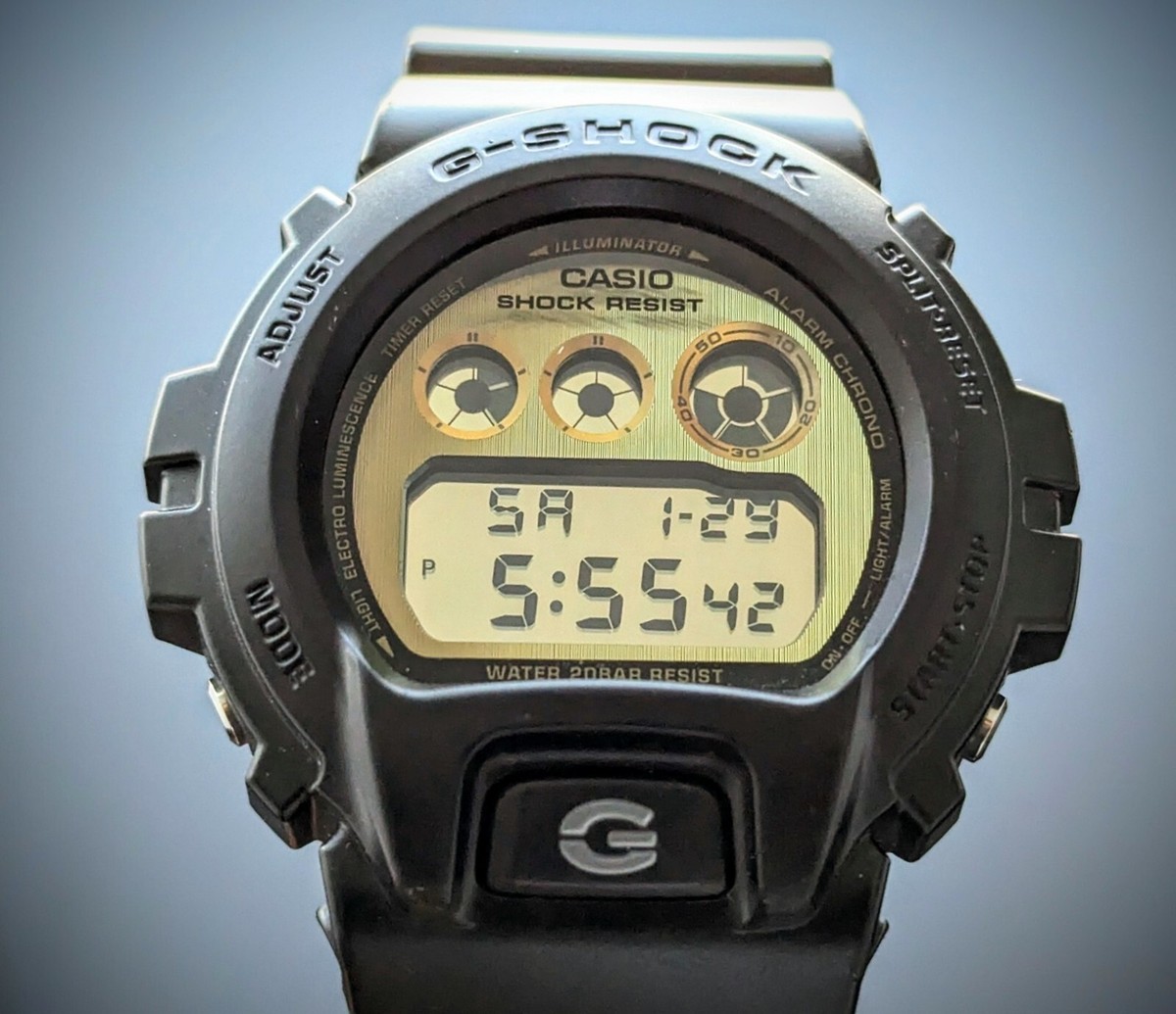 Casio G-SHOCK Men's DW-6900PL Limited Edition Black & Gold Casio G-SHOCK Men's DW-6900PL Limited Edition Black & Gold