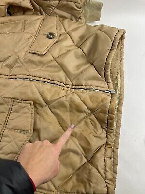 Great Western Jacket, Men's Size, Tan, Quilted, Vintage Great Western Jacket, Men's Size, Tan, Quilted, Vintage