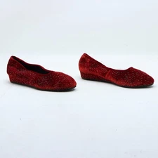 Used Valmor High Heels Number 37 (SS3642) Red Fabric Women