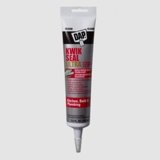 DAP Kwik Seal Ultra Caulk Premium Sealant Kitchen Bath Plumbing CLEAR 5.5z 18915