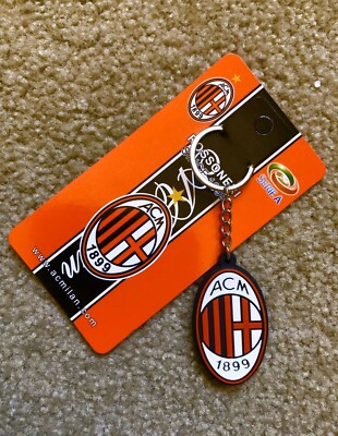 AC MILAN FC key chain / Double Side Great Logo keyring Simply Is The ...