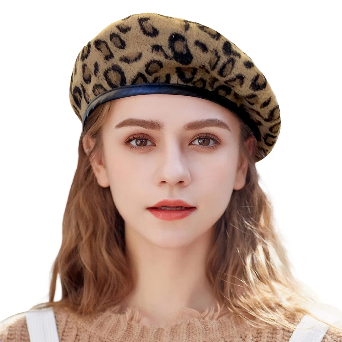 Beret Leopard Hats for Women for sale - eBay