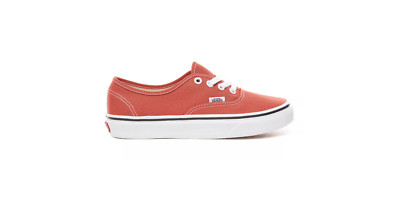 Men's Vans Authentic Low SZ 6 Hot Sauce True White Classic Skate VN0A38EMUKZ