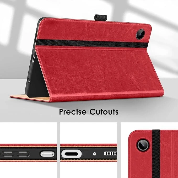 Funda DTTO para Samsung Galaxy Tab A9 8,7 pulgadas 2023, cuero premium Business Foli Foto 2 de 3