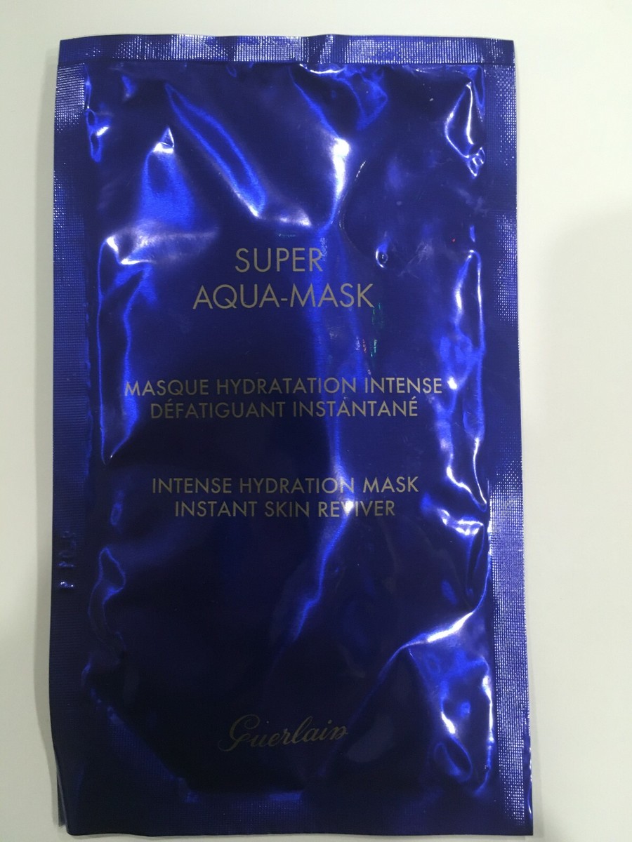 Lot 12 PIECES Guerlain Super Aqua Intense Hydration Mask Instant