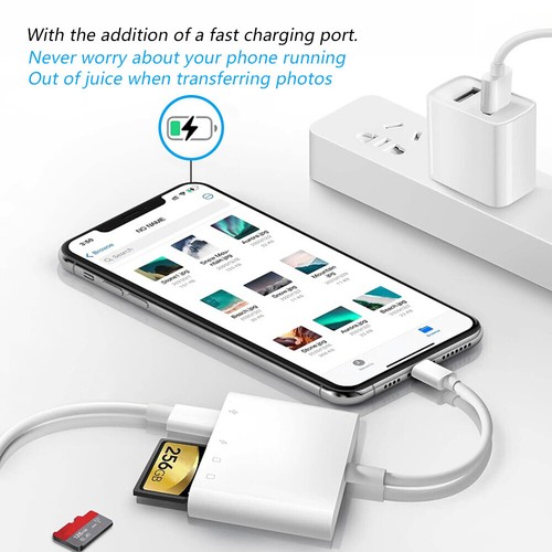 4 in 1 OTG Camera Card Reader to USB Adapter SD TF For iPhone iPad iPod Touch - Picture 5 of 12
