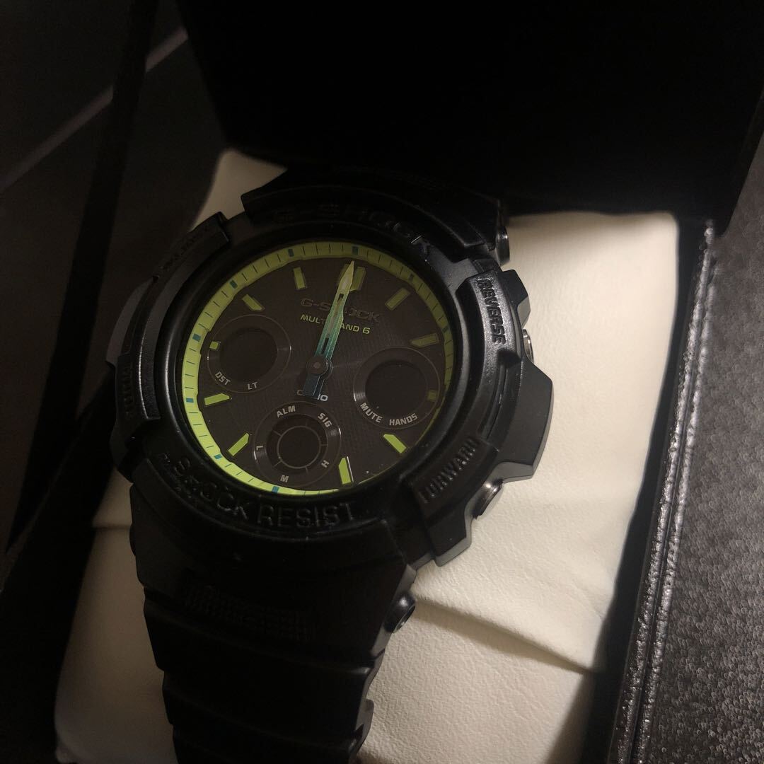 Casio G-Shock Awg-100Sly-1Ajf Digital-Analog Solar Men Radio Casio G-Shock Awg-100Sly-1Ajf Digital-Analog Solar Men Radio