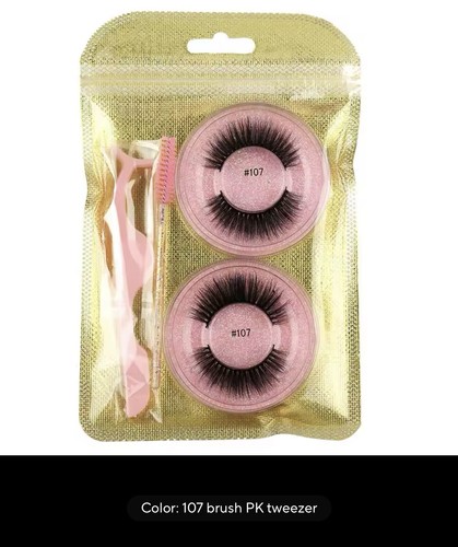 2X sets3D Mink Premium Natural Thick False Eyelashes Makeup Extension eye lashes - Picture 18 of 20