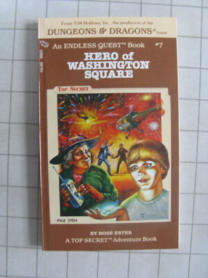 HERO OF WASHINGTON SQUARE new Endless Quest book #7 Estes Dungeons & Dragons d&d