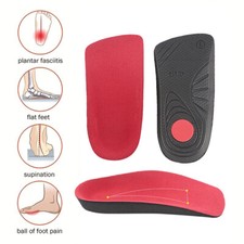 Plantar Fasciitis Arch Support Insoles Shoe Inserts Orthotic Flat Feet Foot Pain