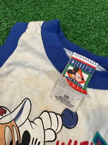 Vintage Disney Mickey's Stuff for Kids Baseball Sleeveless Tank Size 5/6 USA - Picture 3 of 4
