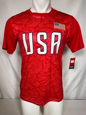 Team USA Red Legend Game Day Soccer Jersey Men's SMALL NWT