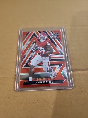 Tawee Walker 2024 Press Pass Premium RED Reflector RC 2/15 Wisconsin Badgers
