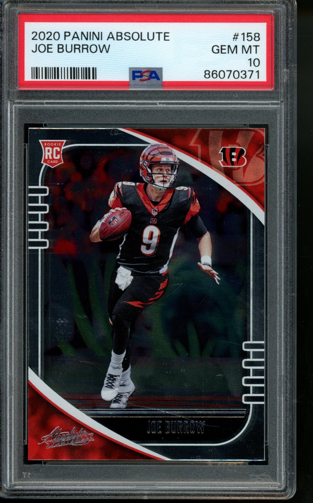 Joe Burrow Panini Absolute #158 Base