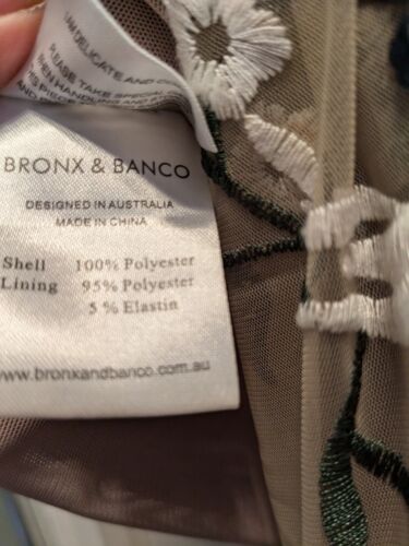 Bronx & Banco Floral Pencil Dress AU14 / US12 | Cocktail Wedding Formal Lace - Picture 10 of 11