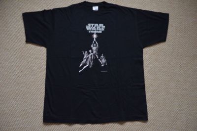 Star Wars Trilogie 2004 Merchandise Promotion T-Shirt - Gr. M schwarz neuwertig