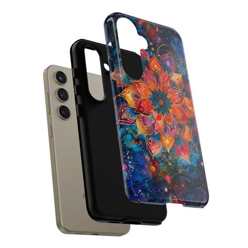 Mandala Flower Watercolor Phone Case for iPhone, Samsung Galaxy, Pixel - 第 166/256 張圖片