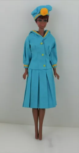 Vintage Julia Barbie Sears Exclusive Outfit, Pink Fantasy Nightgown Nurse Outfit